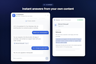 build a custom ai chatbot for your website or documents