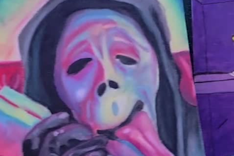 illustrate a crayon picture