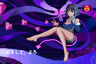 make the portrait or profile picture in a pixel style