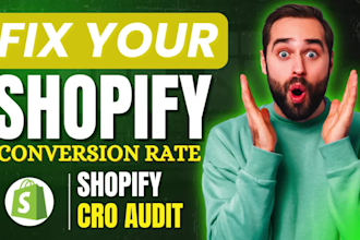 shopify VA shopify sales boost ecommerce cro shopify marketing optimization