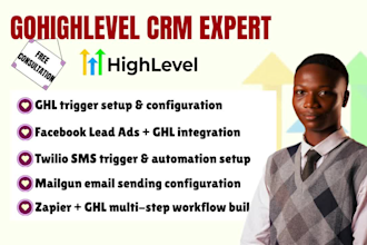 ghl gohighlevel facebook ads integration twilio mailgun zapier stripe quickbooks