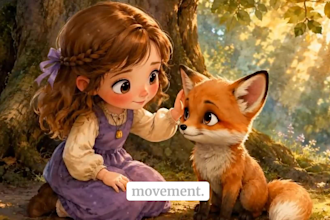 create 3d childrens book animation from your illustrations