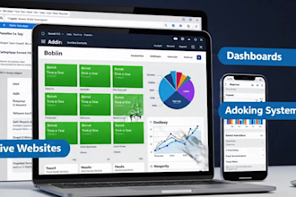 create a custom business web app or dashboard