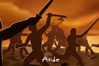 create illustrated animated lyric video for your song