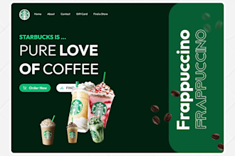 do landing page UI designs in figma