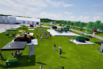 3d event venue walkthrough, flythrough, event visualization and 3d animation