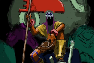 sketch concepts or fan art characters