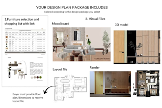 airbnb interior design plan
