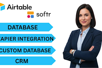 design and automate airtable CRM, database, interface