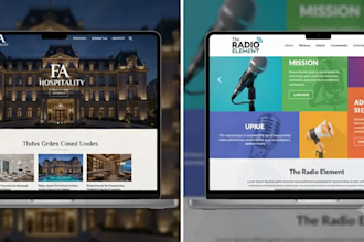design a professional wordpress website or web design