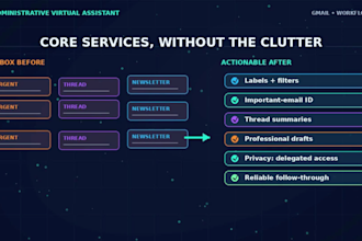 be your expert virtual assistant and admin assistant
