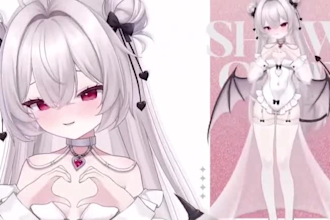 design vtuber model rigging 2d vtuber model 2d vtuber anime live 2d vtuber model