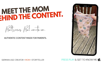 create german ugc videos for mom, baby and family brands