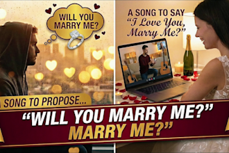 turn your apology, proposal, or love message into an amazing song