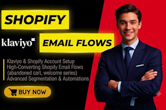 setup shopify email marketing automation klaviyo email flows tidio to shopify