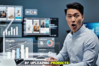 do shopify product listing, product upload and product listing optimization