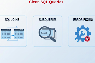write and fix sql queries for your database