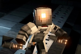 create 3d professional minecraft cinematic animation 3d minecraft intro