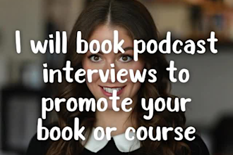 book you on top tier podcasts to sell your book or course