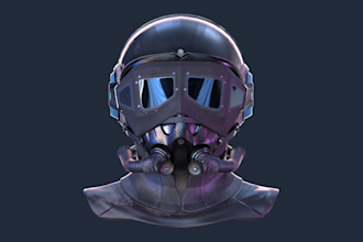 create a 3d prop or building for videogames