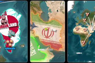 create a cinematic animated map video for your documentary or youtube channel