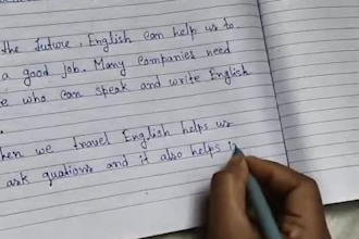 write neat and beautiful handwritten notes in bengali and english