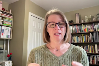 record a female video testimonial in english