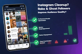 remove ghost and inactive followers, bots and optimize your instagram account