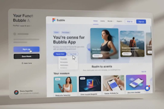 convert figma to bubble io with pixel perfect responsive design
