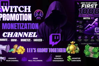 promote your twitch stream and optimize your channel for organic growth