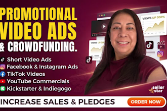 create promotional video ads or short video ads for marketing commercial