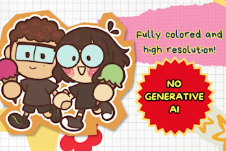 draw a cute cartoon