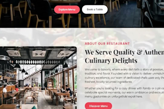 design modern restaurant website, food menu or bakery website with online