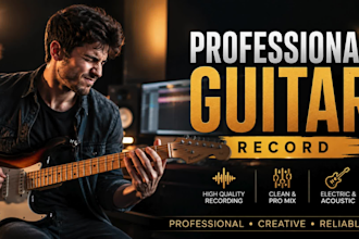 record electric or acoustic guitars for your song