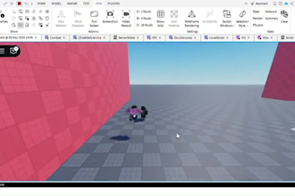 create custom roblox vfx, combat abilities, roblox map, animation