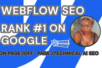 do webflow SEO for b2b saas to grow rankings traffic leads website audit blog