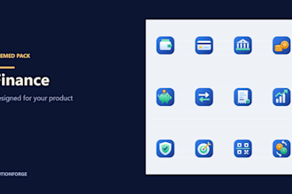 design a custom icon pack with every icon animated in lottie