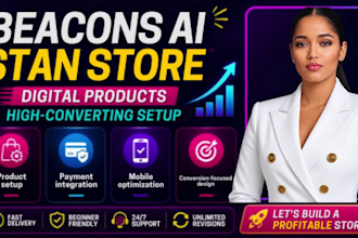set up stan store beacon ai, beacons ai, beacons ai store, stan store, gumroad