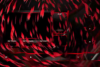 design twitch overlay twitch emote stream package  kick twitch logo panels