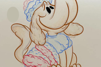 do retro rubber hose cartoon character design and animated vintage cartoon video