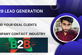 do b2b lead generation email list for potential sales