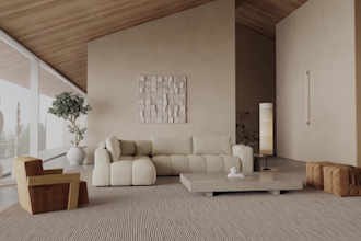 create sofa 3d render
