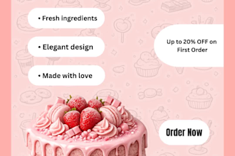 design eye catching food posters