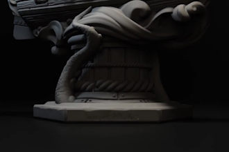do 3d sculpting for 3d printing ship model dnd miniatures tabletop gaming models