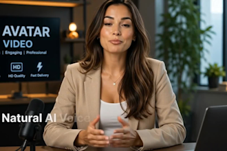make professional spokesperson avatar video for you