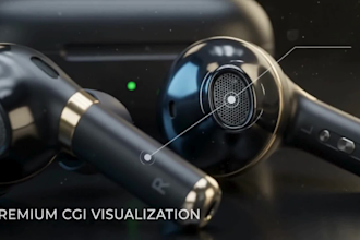 create 3d product animation, cgi commercial, product promo and product video