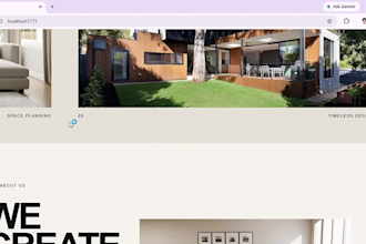 a premium website with advanced animations