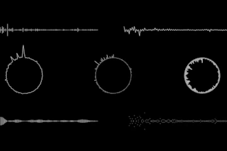 create a professional audio spectrum visualizer video