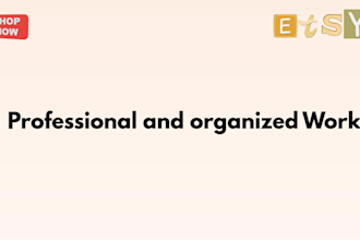 upload and optimize your etsy product listings professionally