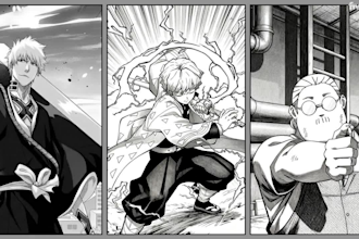 create manga illustration, manga comic, manga page as a manga artist
